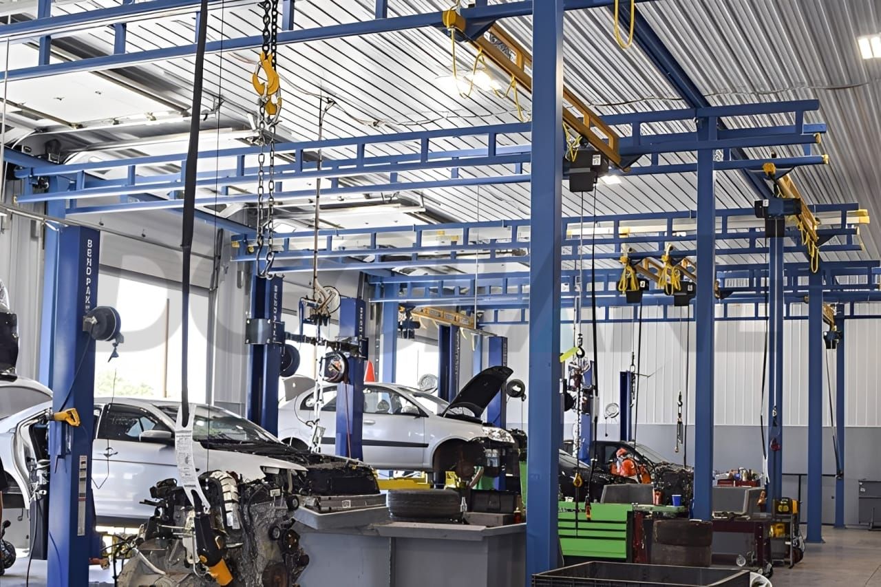Freestanding Workstation Overhead Crane 3 1
