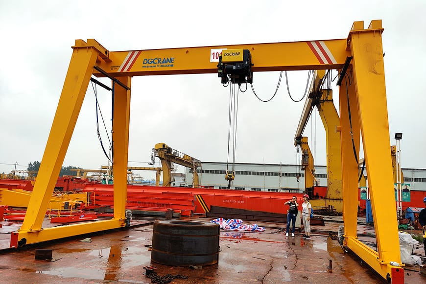 10Ton European Type Single Girder Gantry Crane 3