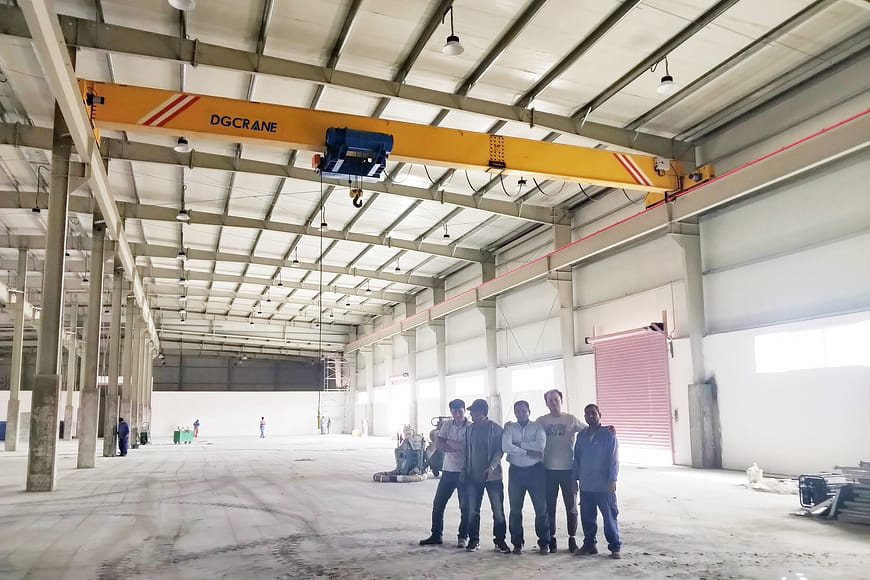 10ton LDC type single girder overhead crane sa Qatar 3