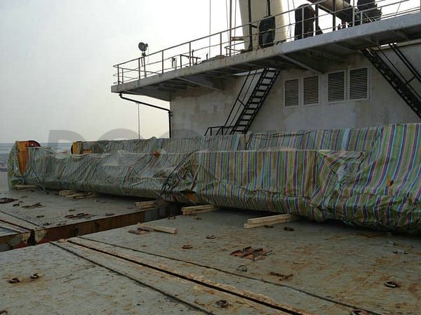 Double girder crane na inihahatid sa pamamagitan ng bulk cargo