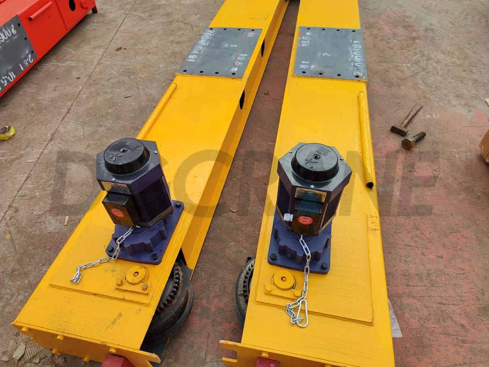 single girder overhead crane na na-export sa Uruguay 3 scaled