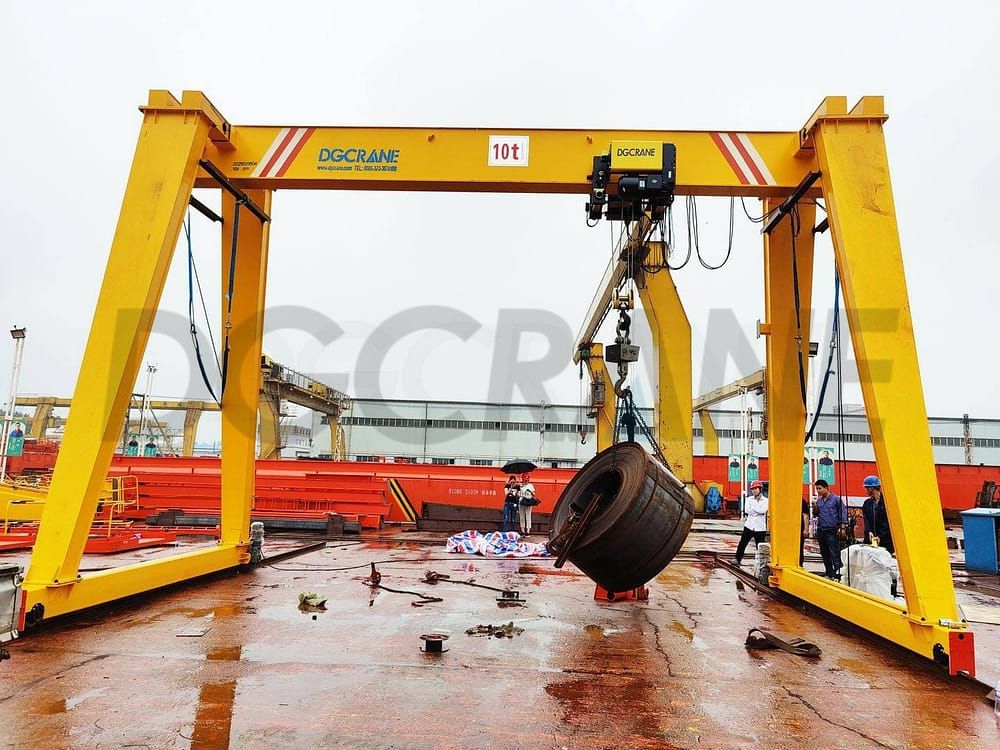 European type single girder gantry crane