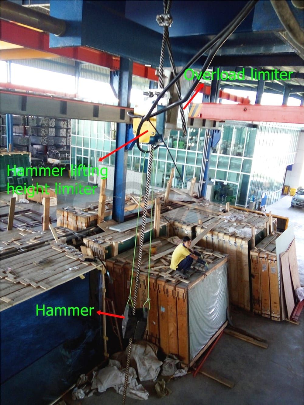 Hammer and Electric hoist overload limit switch