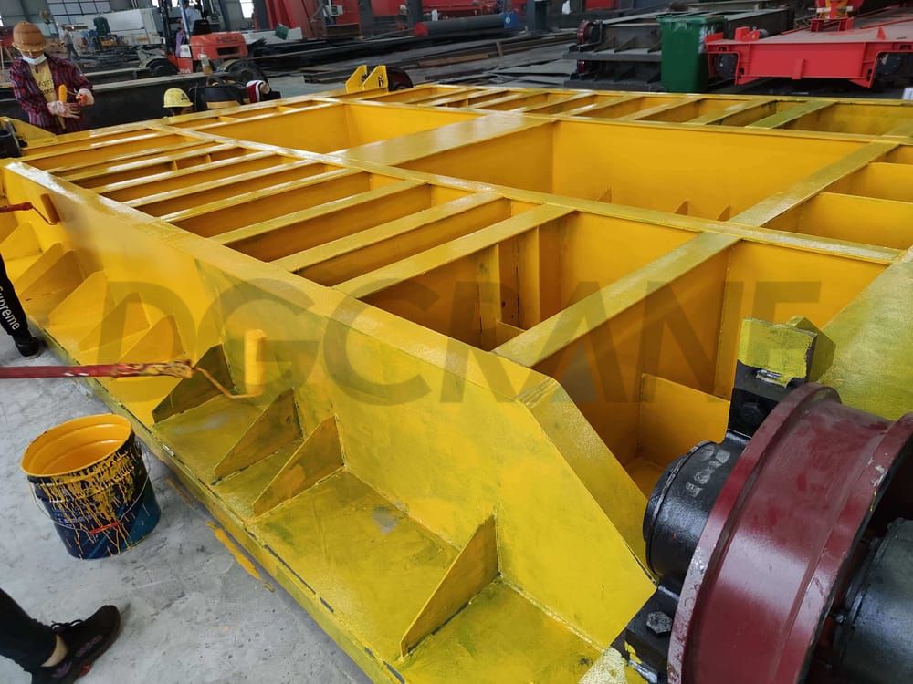 Trolley frame for MG32ton double girder gantry crane scaled