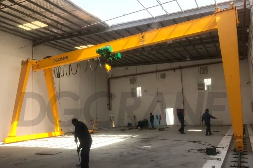 Single girder gantry crane 7870x580 1