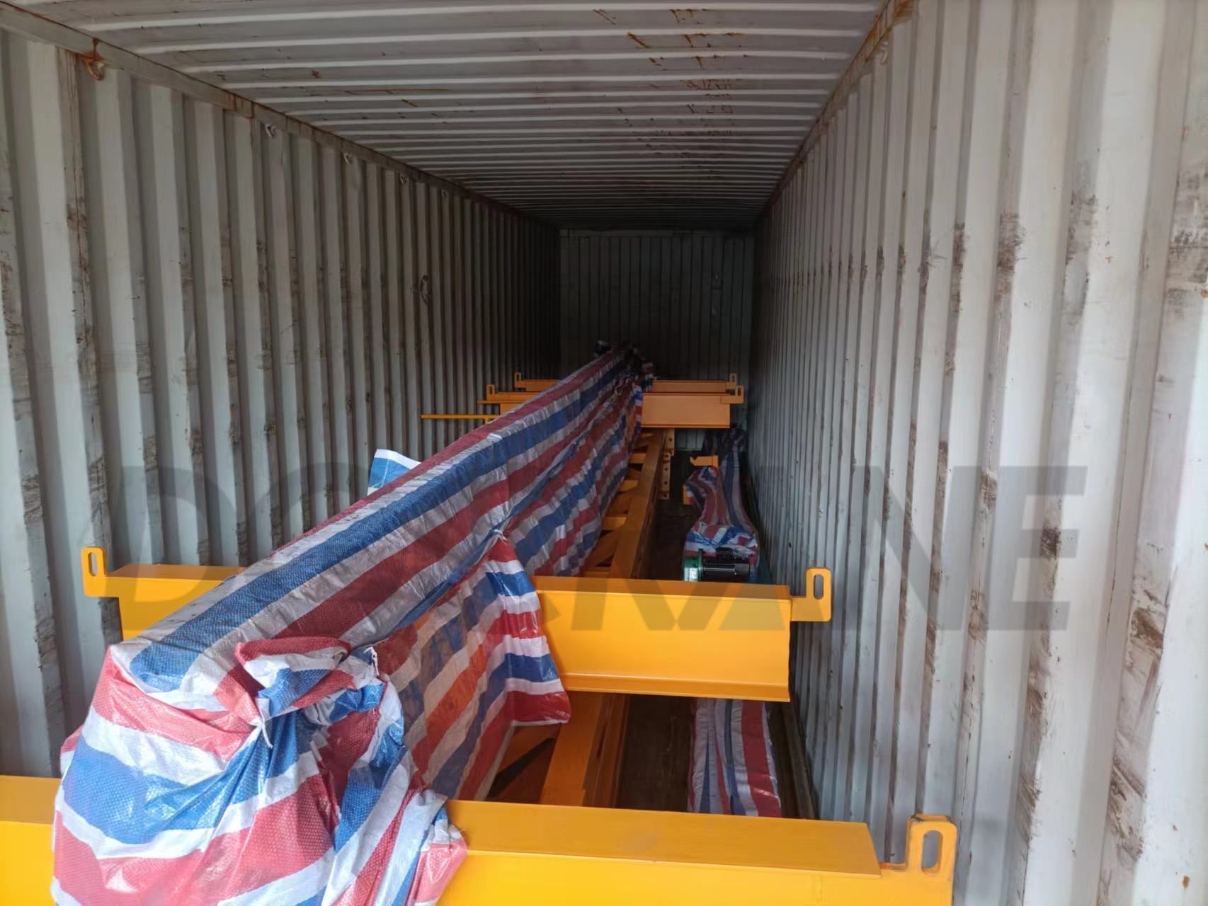 loading into container