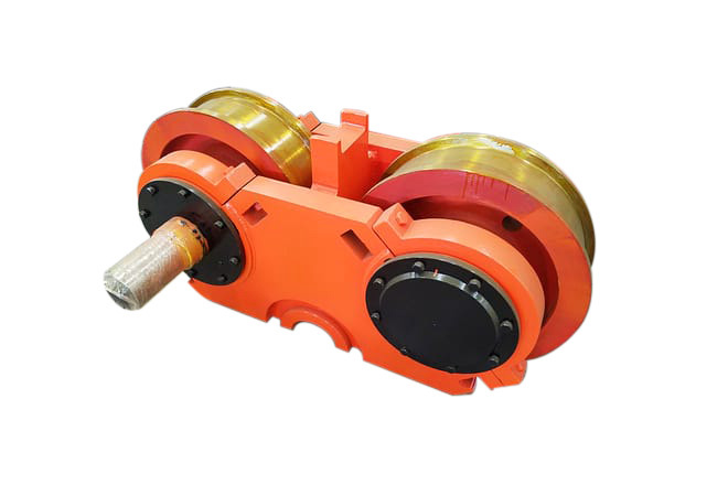 45°Split Bearing Box Crane Wheel Assembly