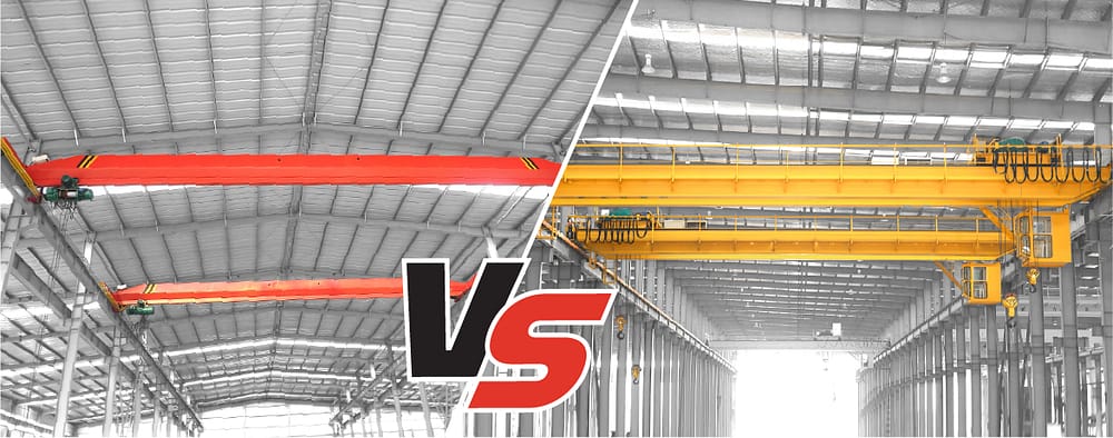 derek overhead girder tunggal vs derek overhead girder ganda