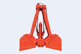 меню Дистанційне керування Clamshell Grab Bucket