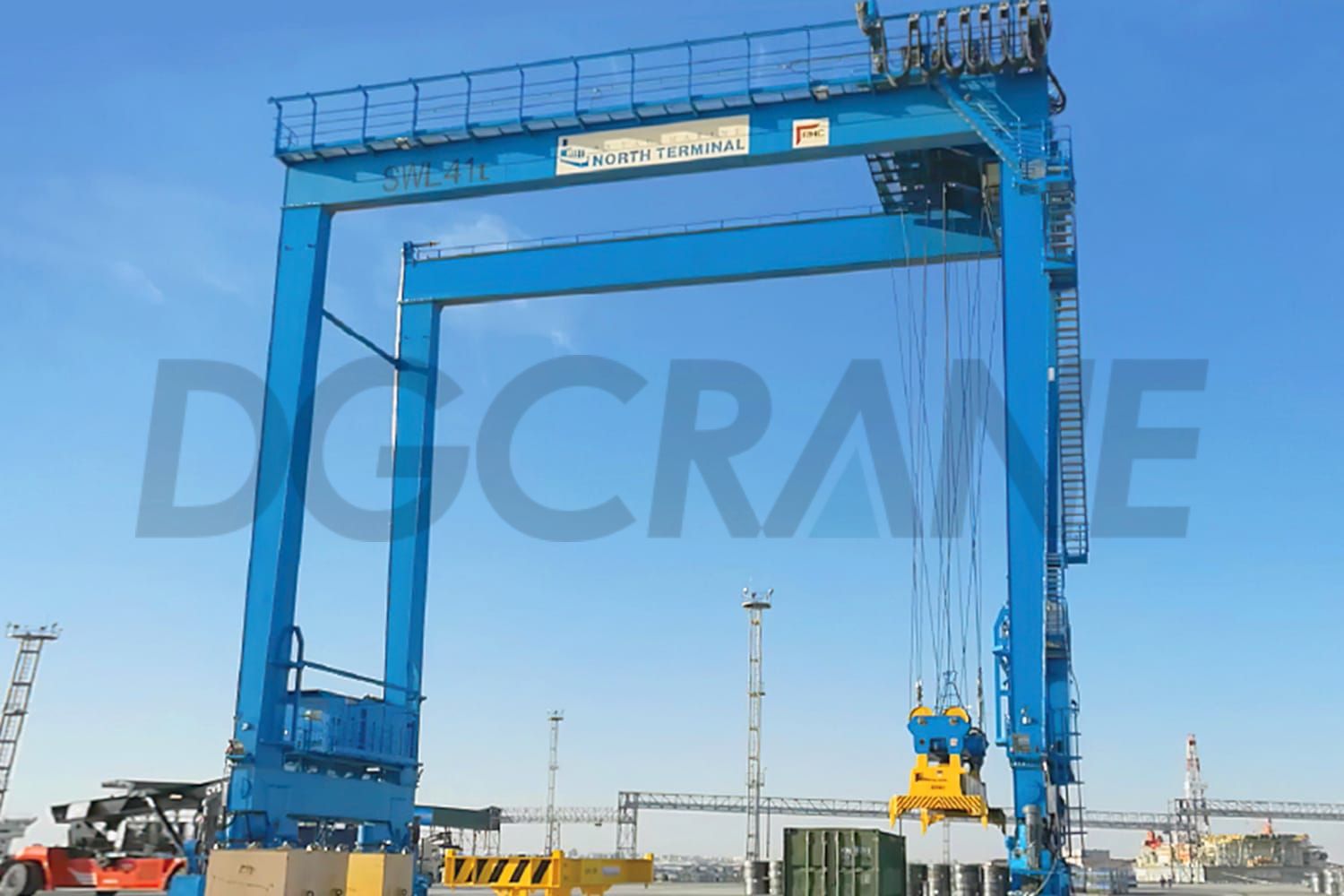 7 Export do Kazachstánu RTG kontejnerový jeřáb
