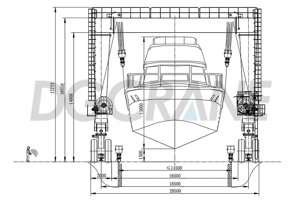 Boat Hoists Drawing