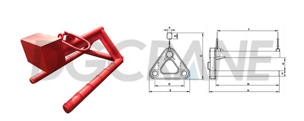 Double Roll Lifting C Hook