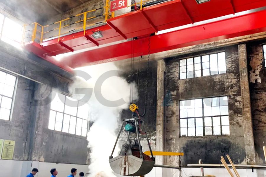 Grab Overhead Crane for Brewery