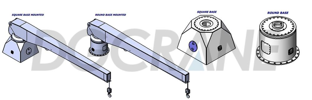 Yacht Davit Crane model