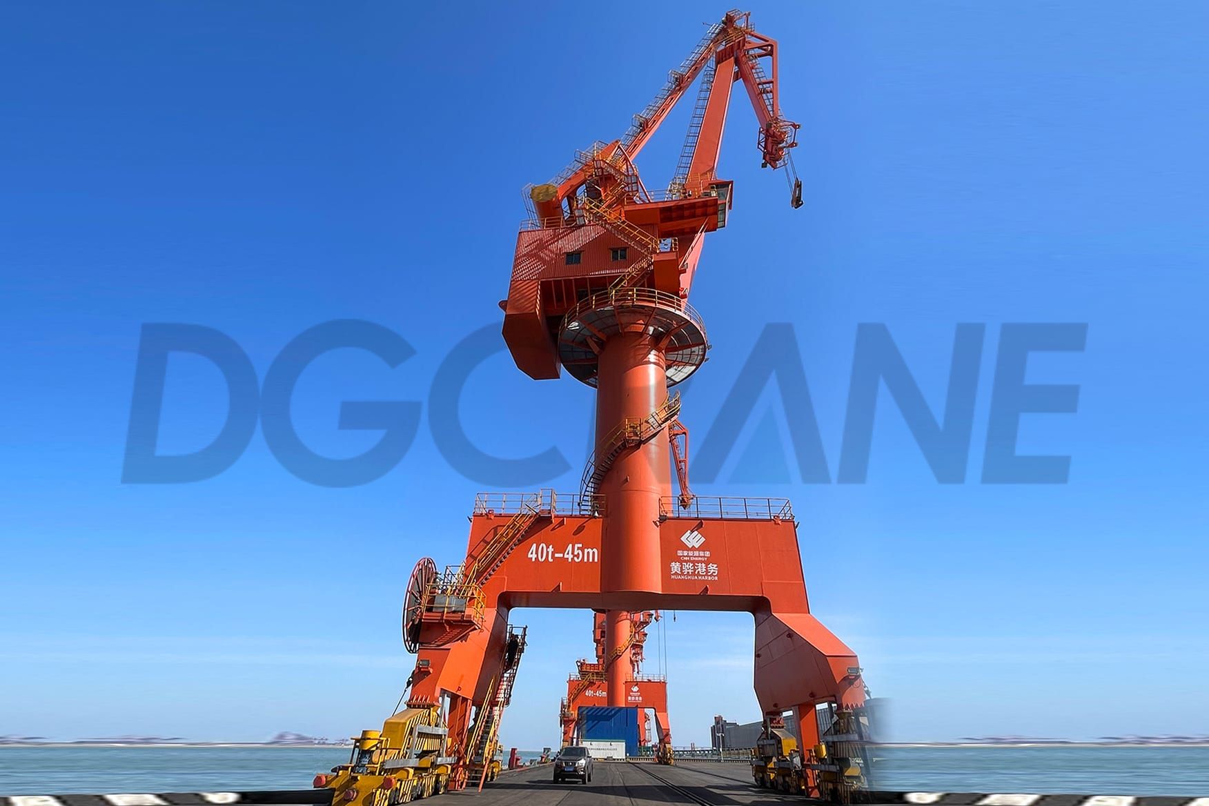 2 Projekt portu 2Huanghua z czterema ogniwami Żuraw portalowy