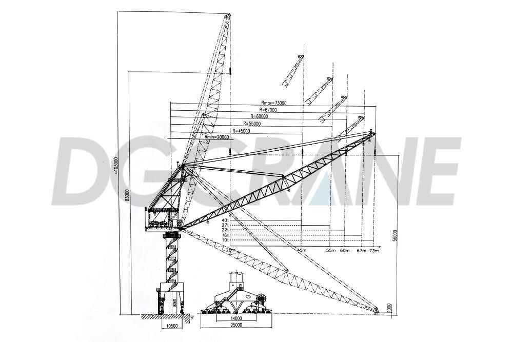 3 1Single Boom Portal crane design drawings