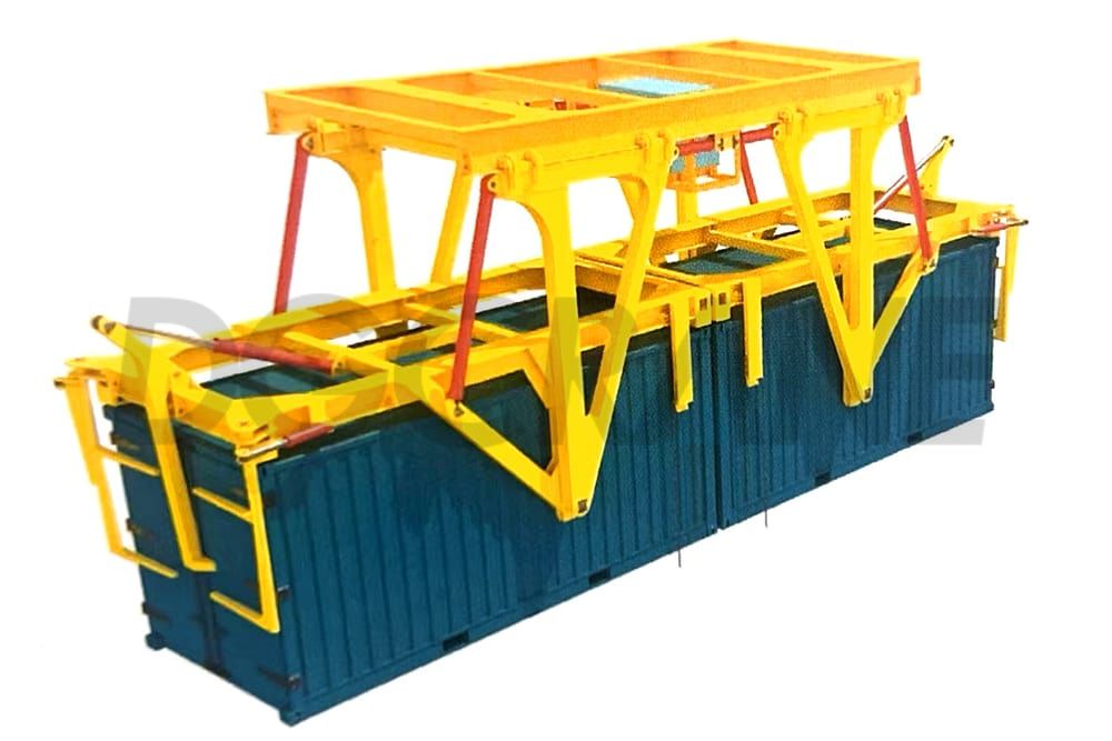 Double container tipping spreader2