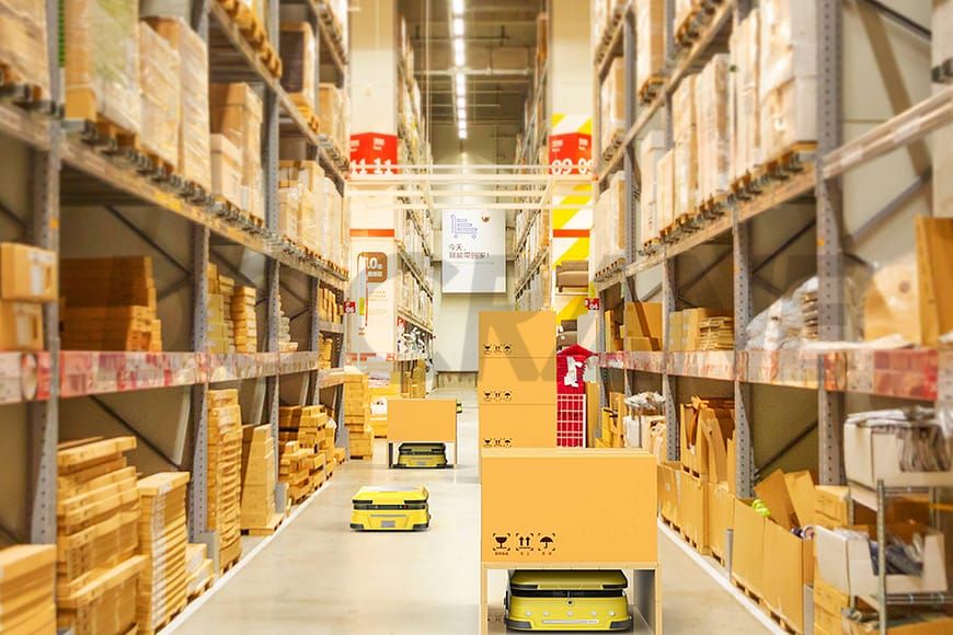 agv transfer cart applications in warehousing