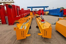 10 ton NLH double girder overhead crane main beam scaled