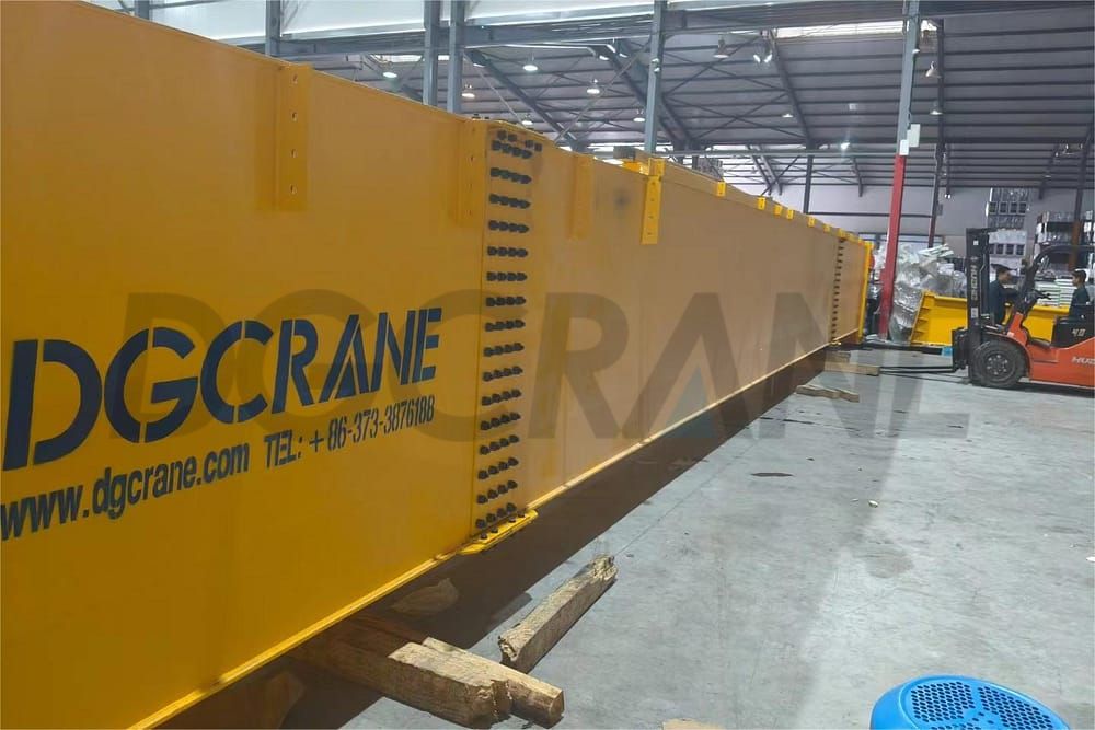 MG 100t Double Girder Gantry Crane Rasuk utama disambungkan oleh bolt berkekuatan tinggi