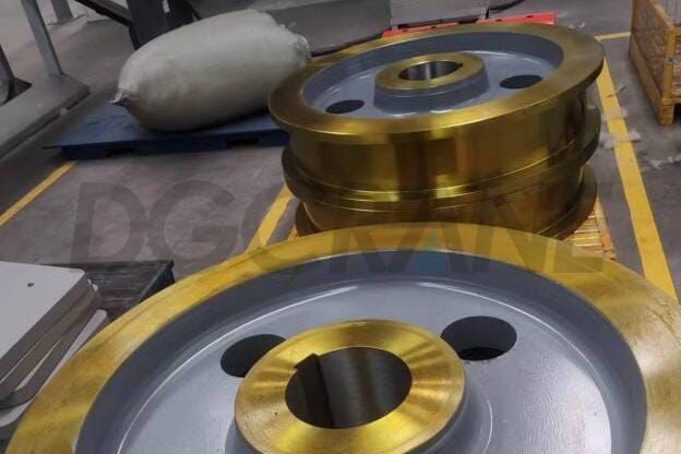 4 Sets Crane Wheels Delivered to Poland