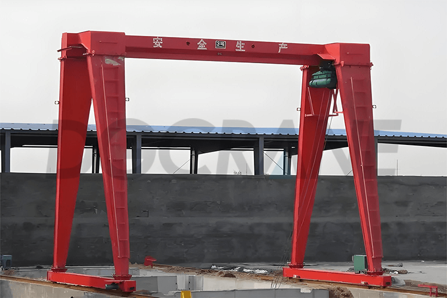 Single girder gantry crane