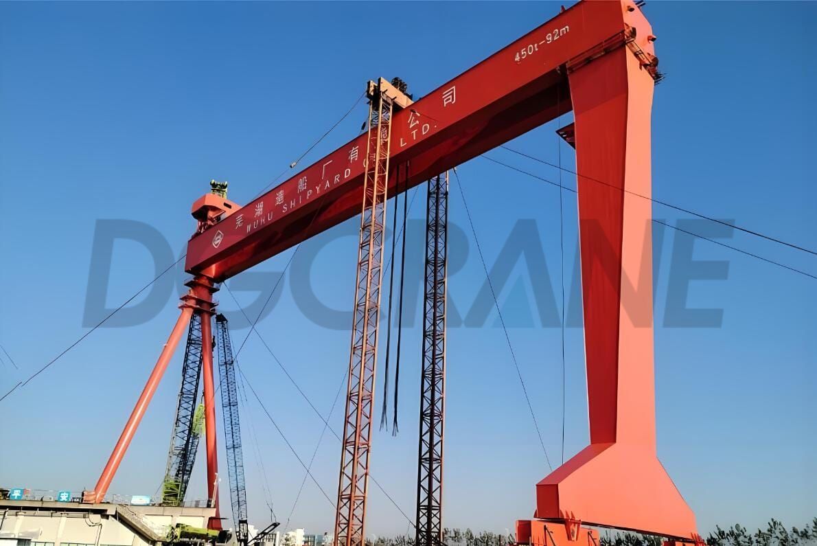 450T shipyard gantry crane