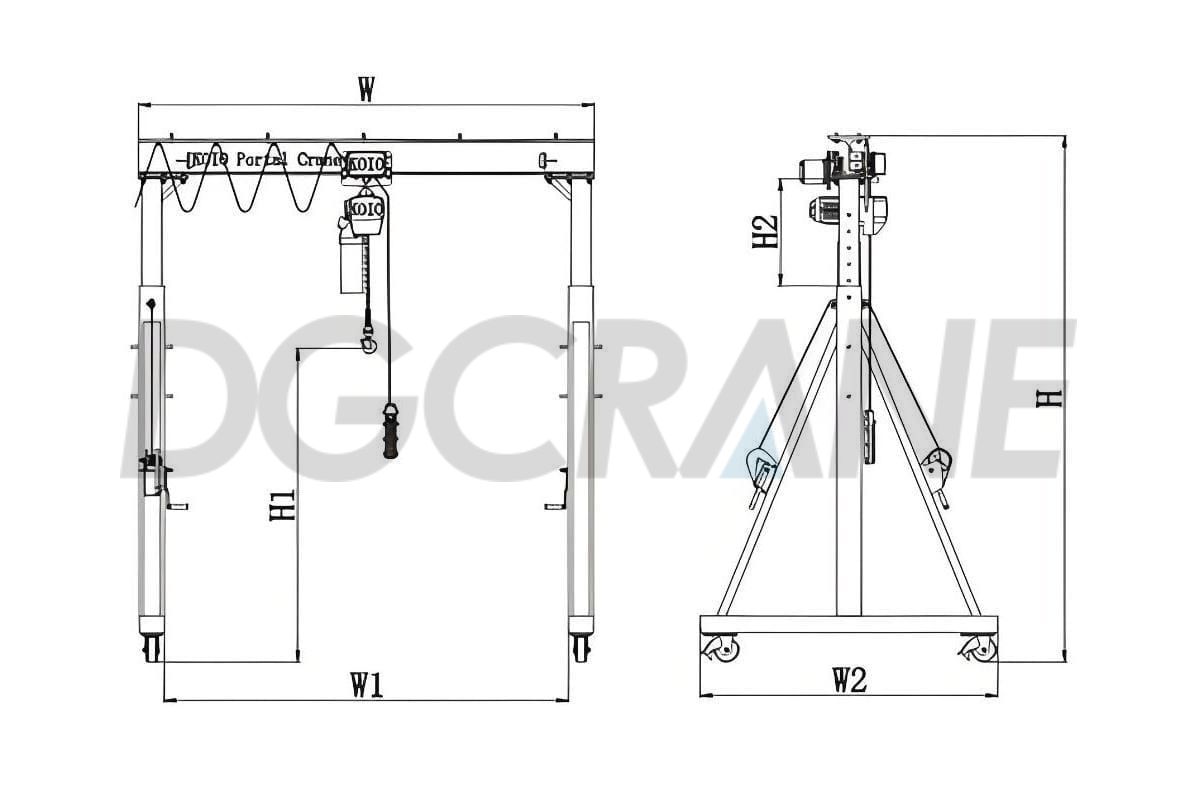 Adjustable Gantry Cranes5