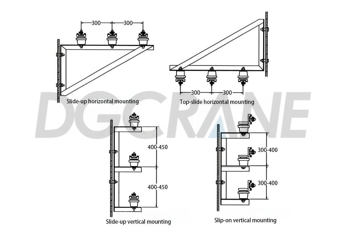 Copperhead conductor rails mounting