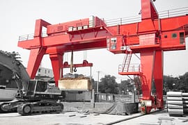 Gantry Crane kwa Subway na menyu ya Ujenzi wa Metro