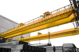 double winch overhead crane menu