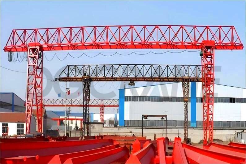 Truss single girder gantry cranes