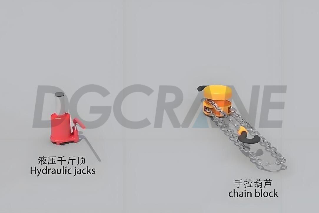 Гидравлические домкраты и цепные тали