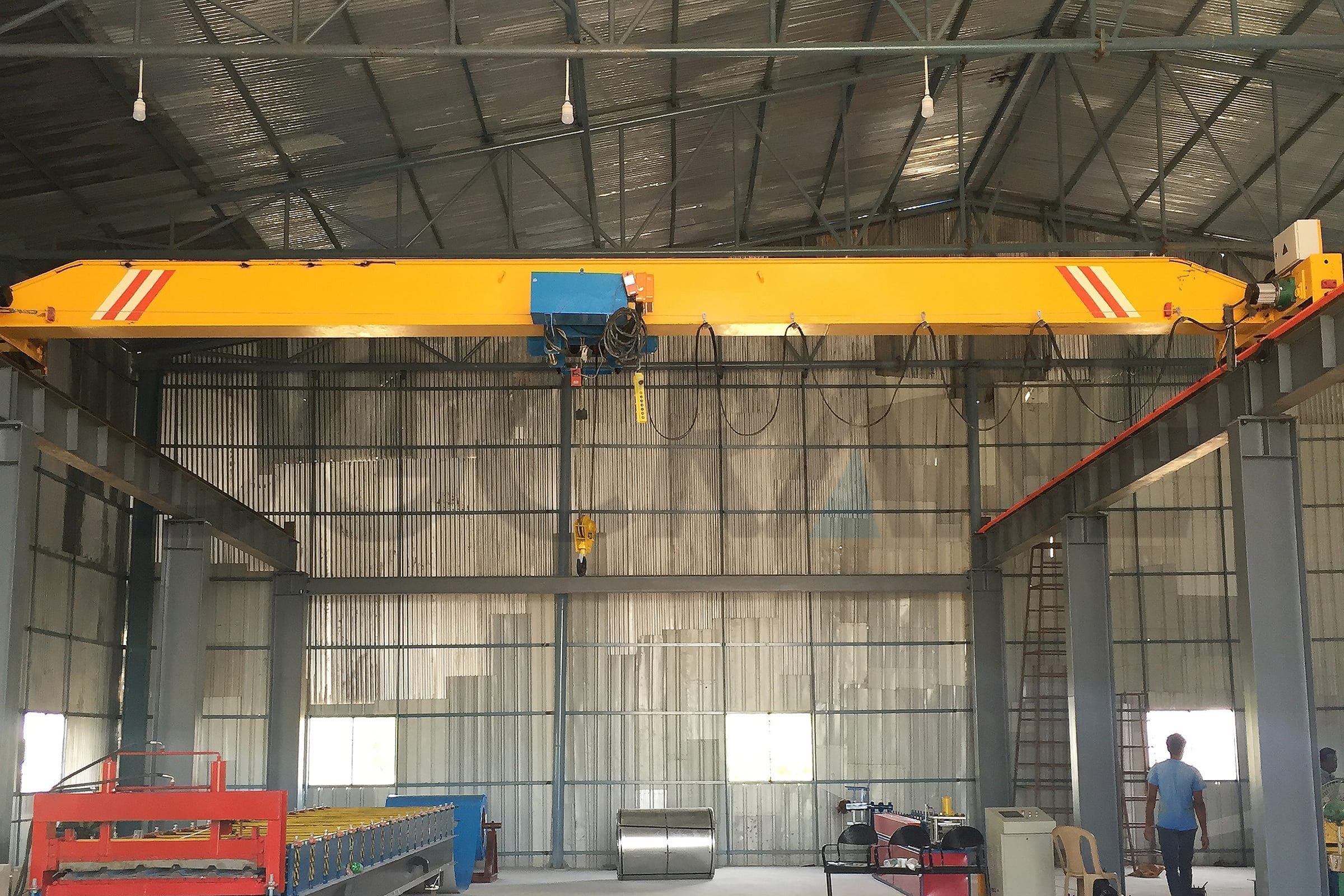 Derek Overhead Girder Tunggal dengan Ruang Kepala Rendah 1 Ton