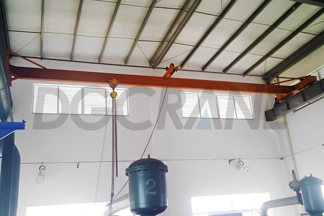 Derek Overhead Girder Tunggal Manual 1 Ton bertanda air