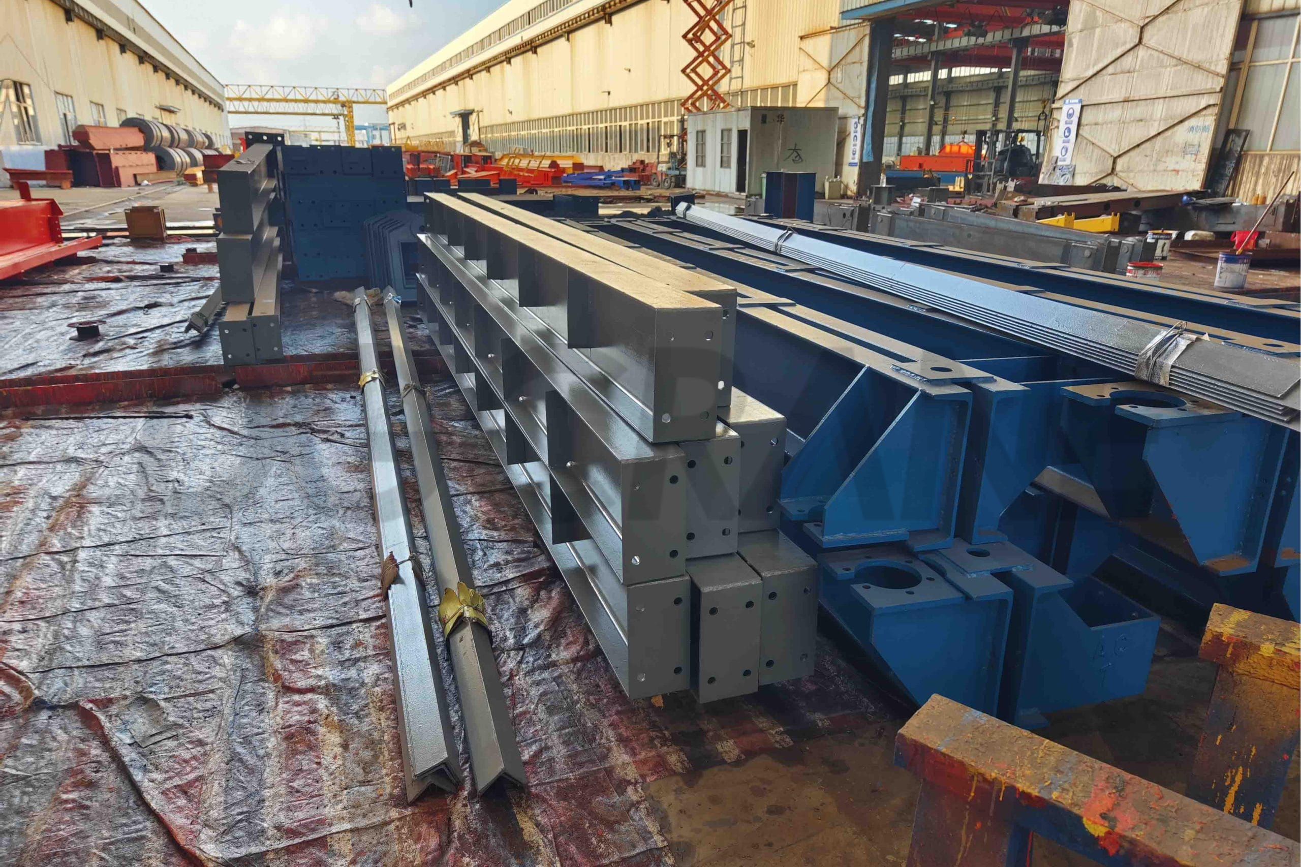 Steel structure for 1ton HD European Type Single Girder Overhead Cranes 3 scaled