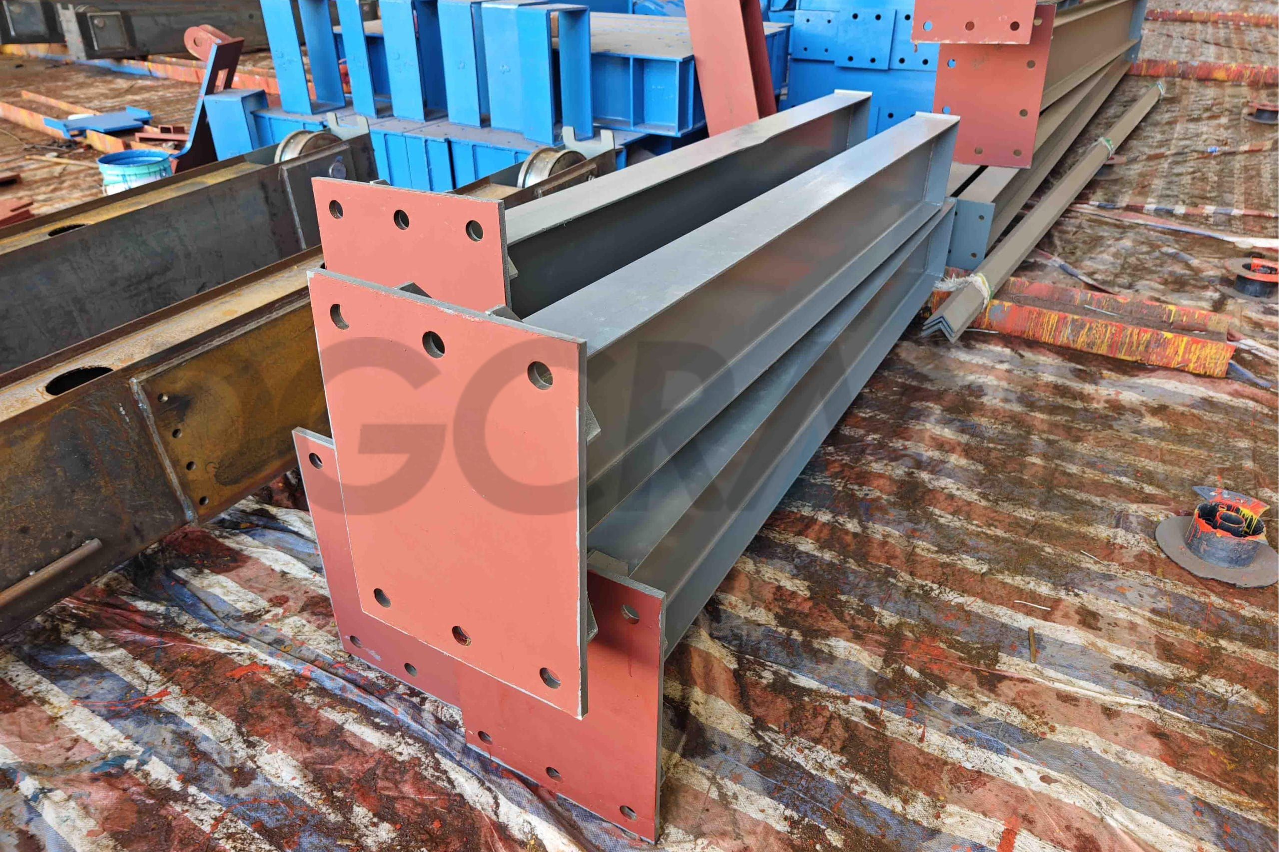 Steel structure for 1ton HD European Type Single Girder Overhead Cranes scaled