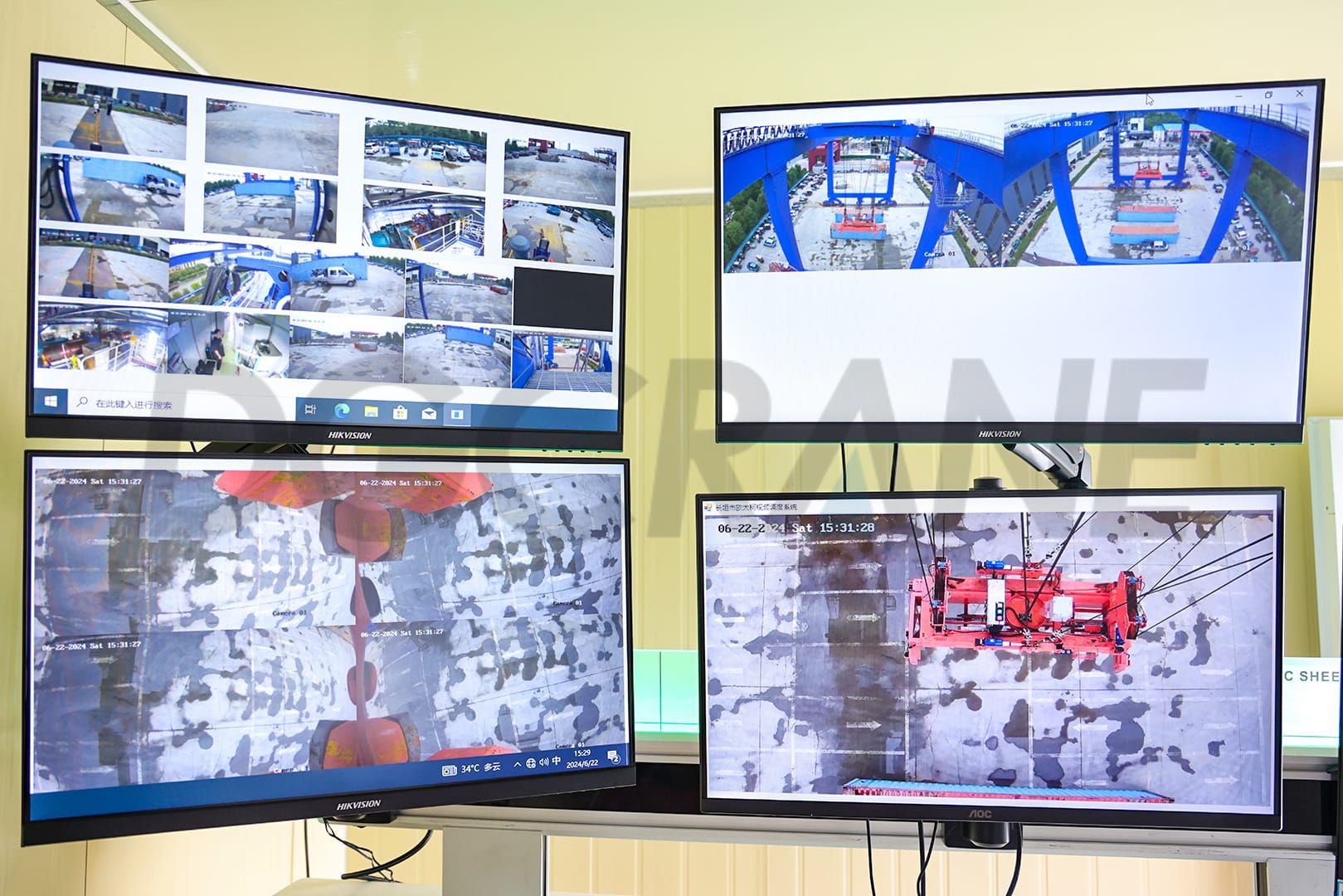 किसी निश्चित देश में स्वचालित कंटेनर गैन्ट्री क्रेन परियोजना 4