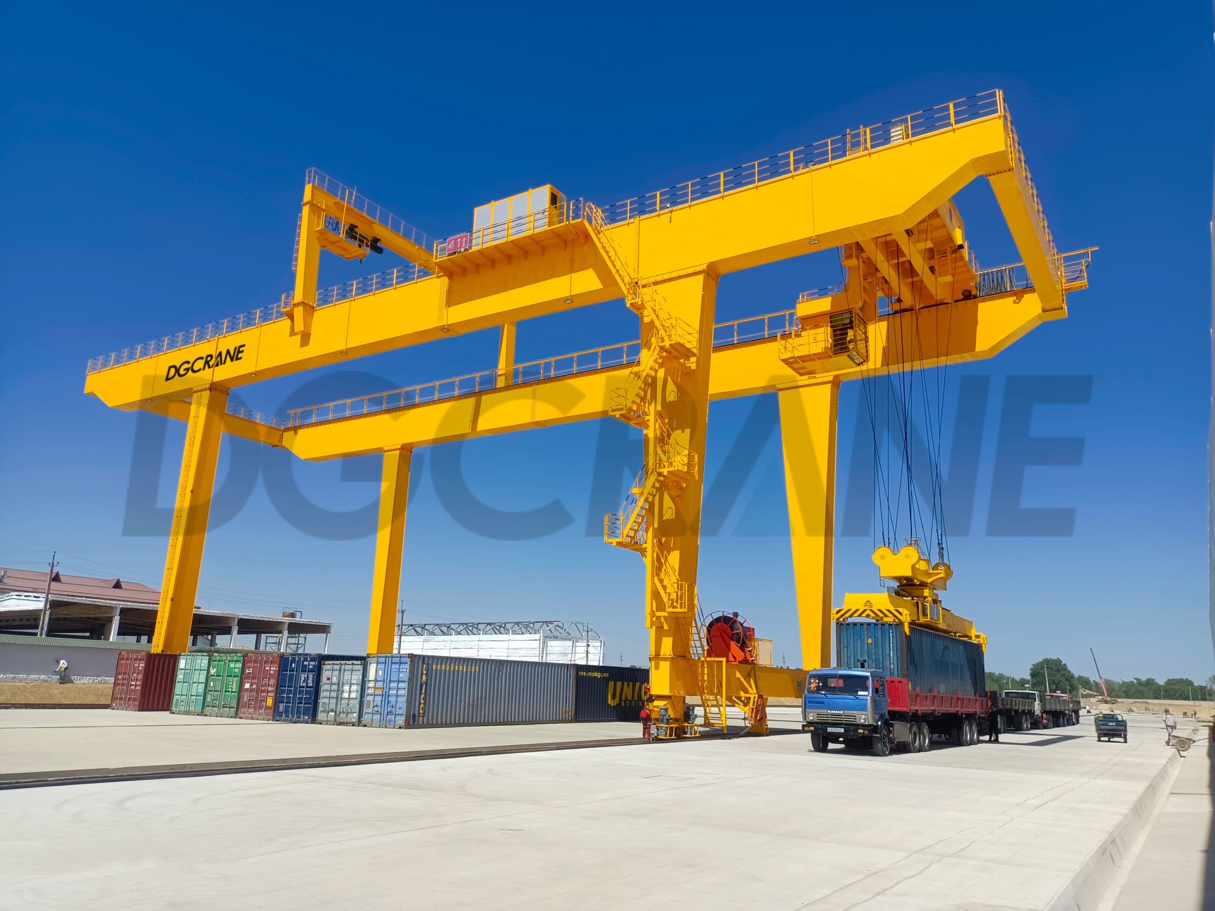 रेल माउंटेड कंटेनर गैन्ट्री क्रेन आरएमजी