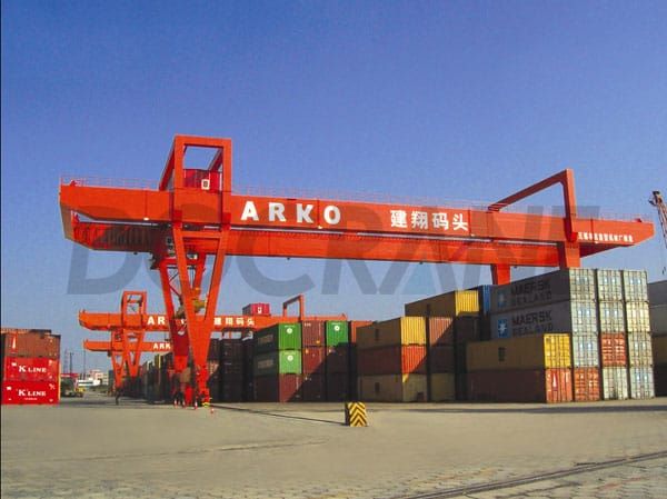 रेल माउंटेड कंटेनर गैन्ट्री क्रेन 6