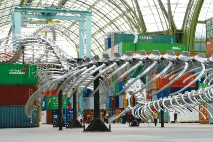 रबर टायर कंटेनर गैन्ट्री क्रेन ग्रैंड पैलेस फ्रांस को निर्यात किया गया