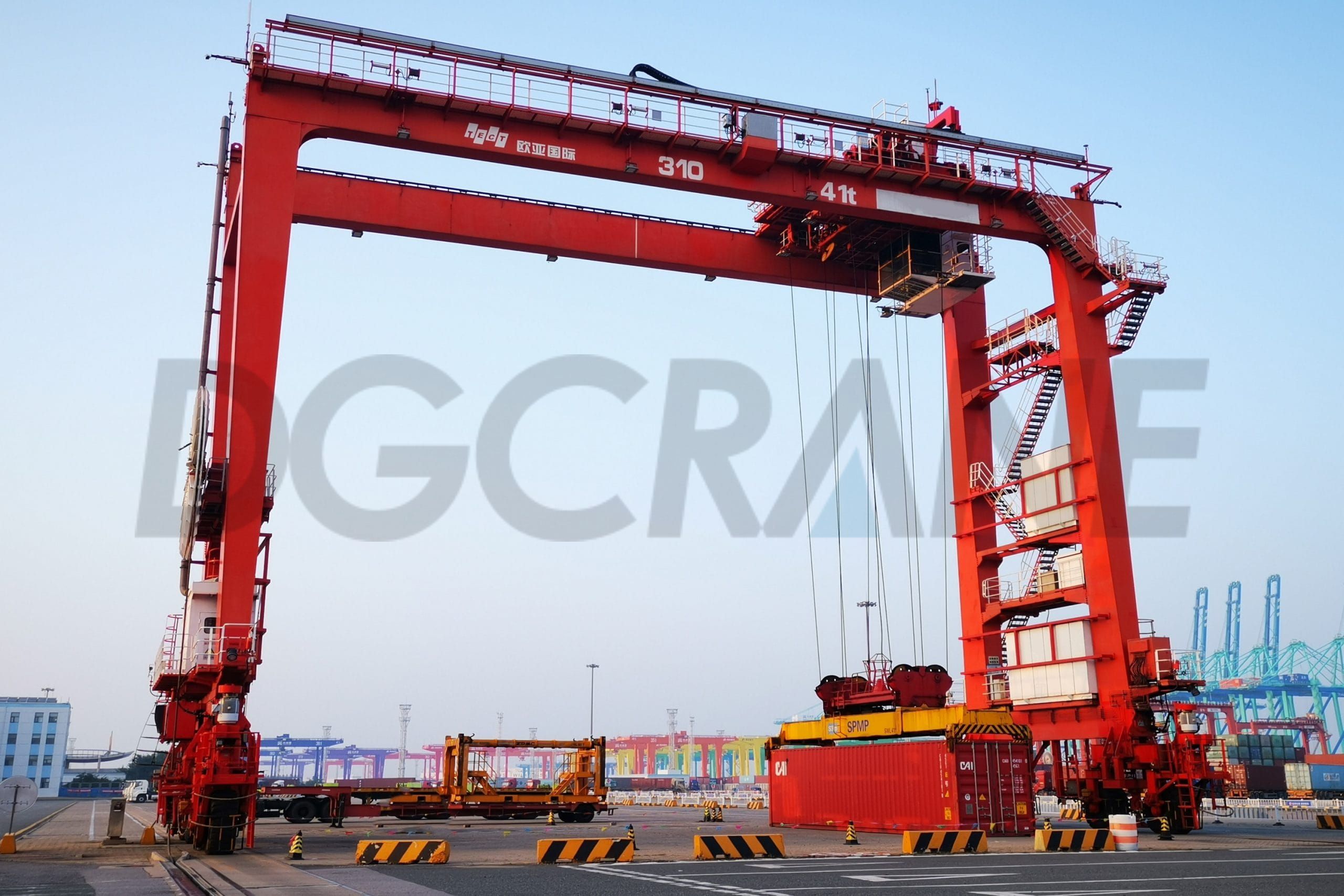 रबर टायर कंटेनर गैन्ट्री क्रेन 1 स्केल