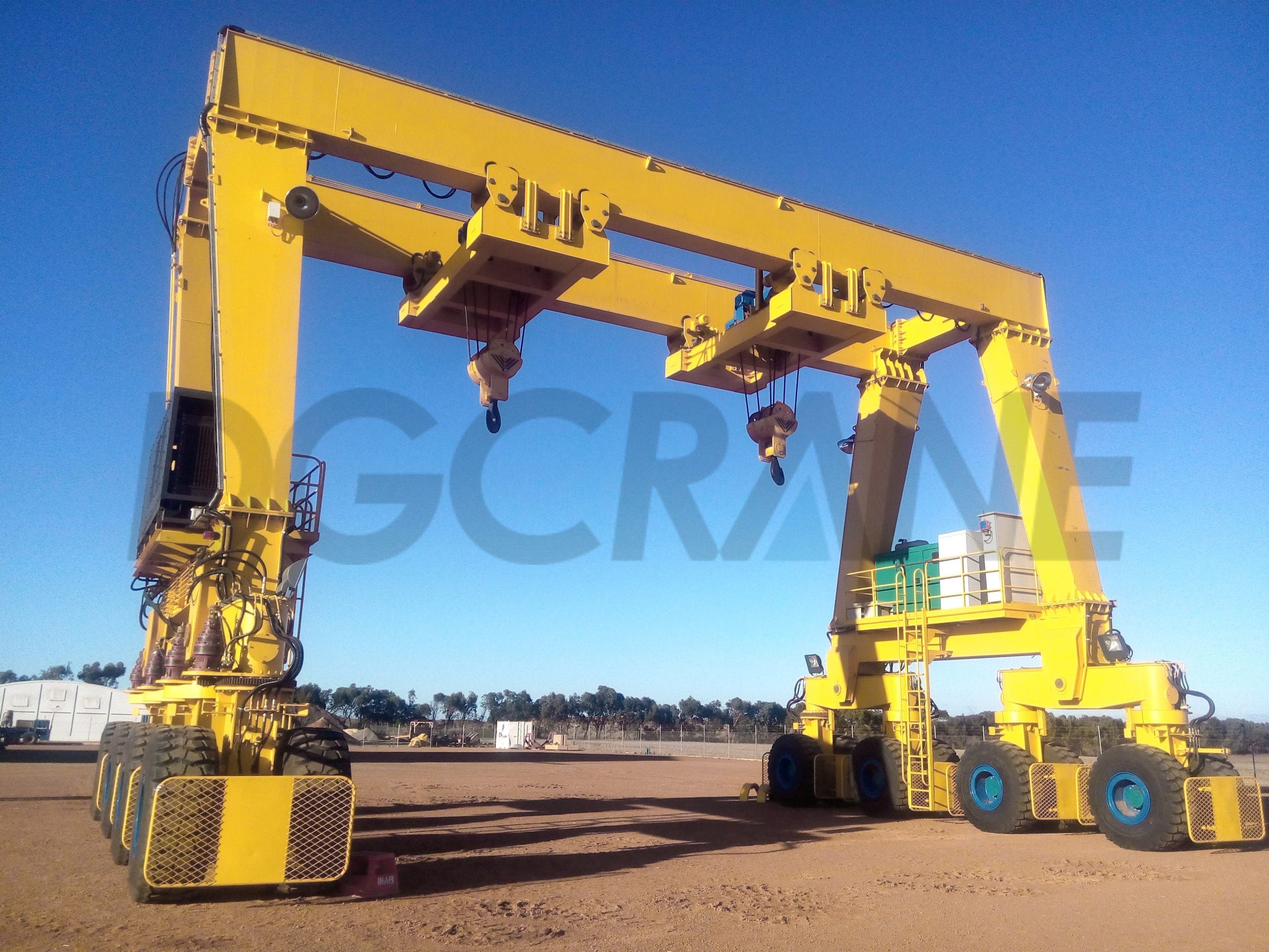 रबर टायर कंटेनर गैन्ट्री क्रेन स्केल्ड