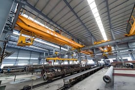 Overhead Cranes for Concrete Pile Precast Workshop