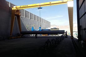 5 toneladang single girder gantry crane sa Peru