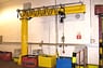 European type pillar mounted jib crane 2