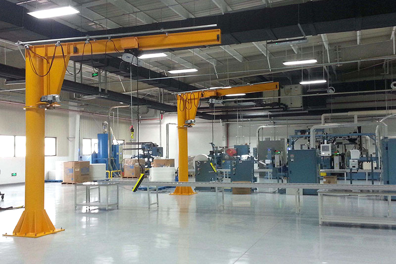 European type pillar mounted jib crane 5