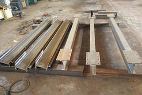 Fabrication of the ganry crane main beam 1