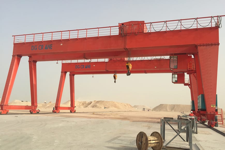 MG70Ton European type double girder gantry crane 3