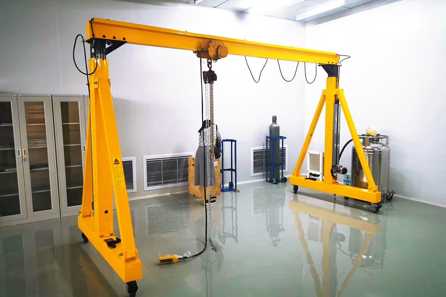 Portable gantry crane 12